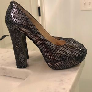 Michael Kors Platform Peep Toe Heels